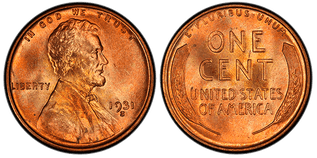 a 1931-S coin example - a valuable piece of Lincoln wheat penny collection
